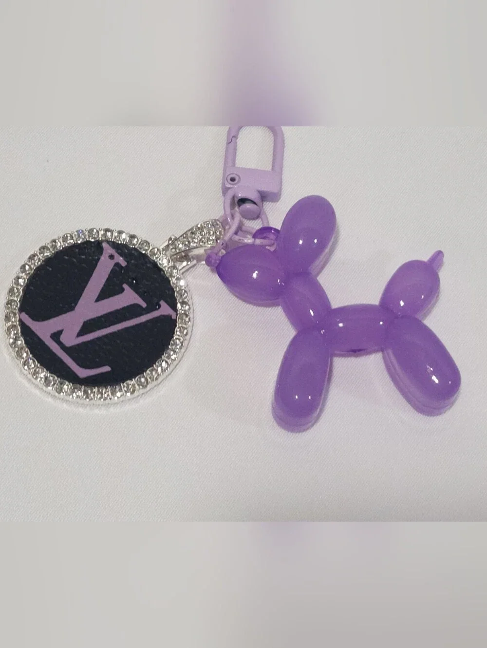 Louis Vuitton Multicolor Murakami Canvas Cabochon Balloon Dog Keychain Bag Charm
